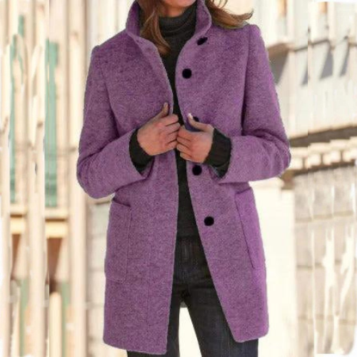 Rika | Casual damesjas met knoopsluiting