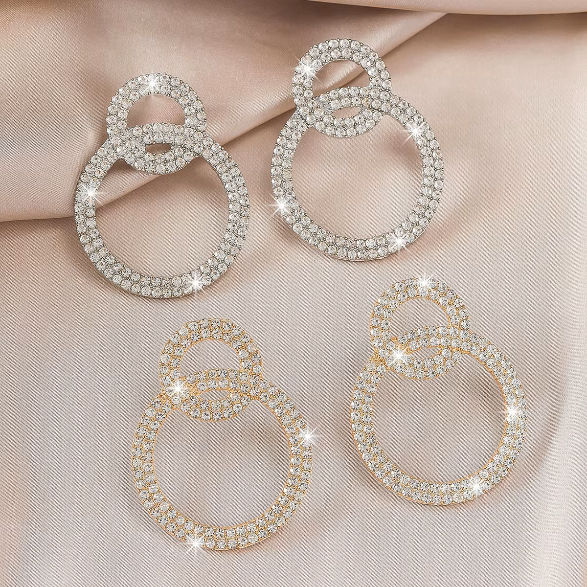 Zina™ | Strass Hoops