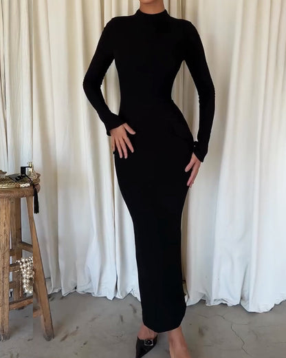 Sophia | Black Maxi Dress