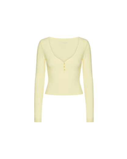 Sifra™ | Rib Long Sleeve - Zacht rose