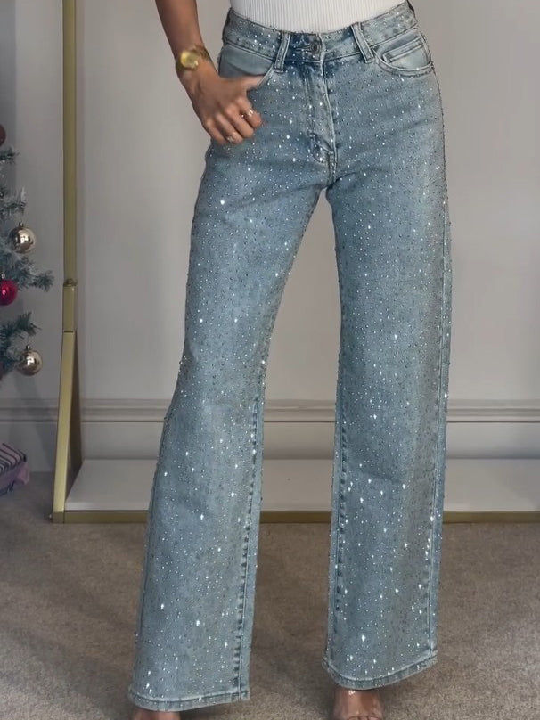 Lily | High-Waisted Diamond Jeans