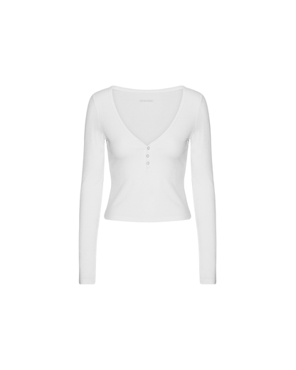 Sifra™ | Rib Long Sleeve - Geel