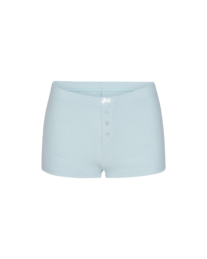 Sifra™ | Rib Night Shorts - Babyblauw