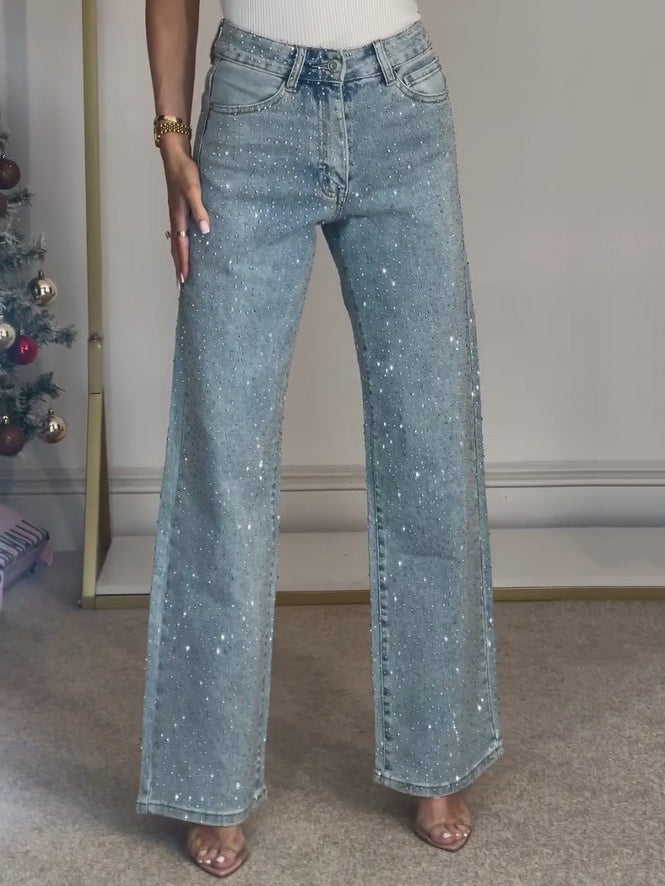 Lily | High-Waisted Diamond Jeans
