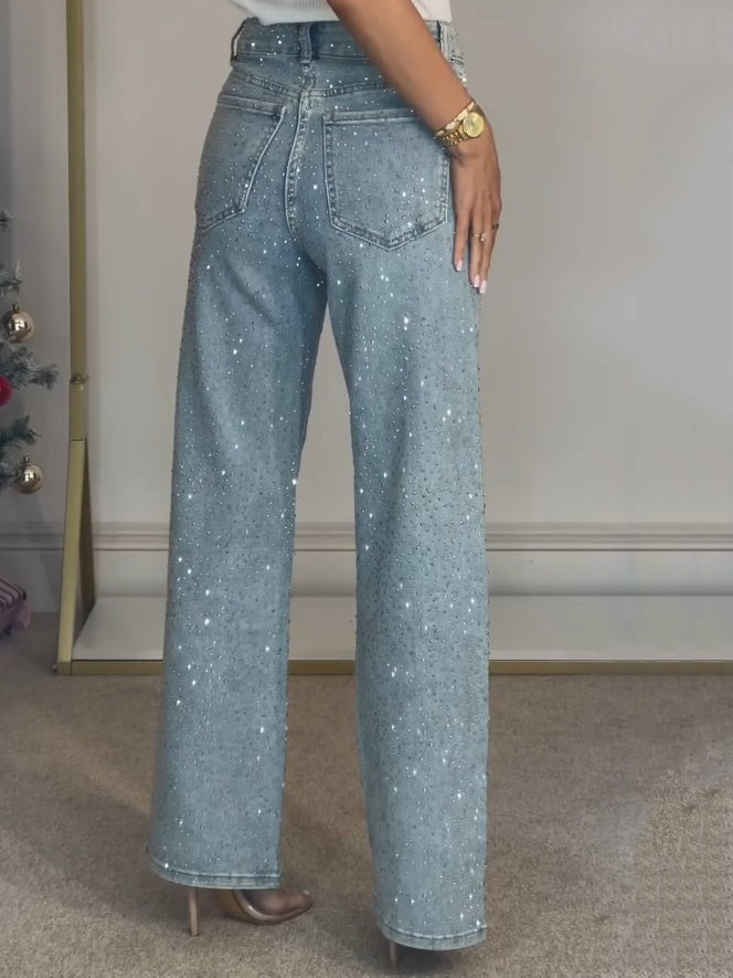 Lily | High-Waisted Diamond Jeans