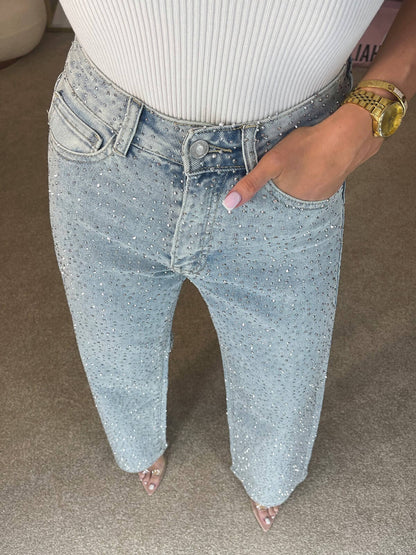 Lily | High-Waisted Diamond Jeans