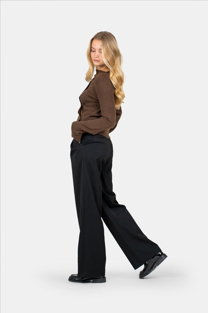 Stella | Black Loose-Fit Pantalon