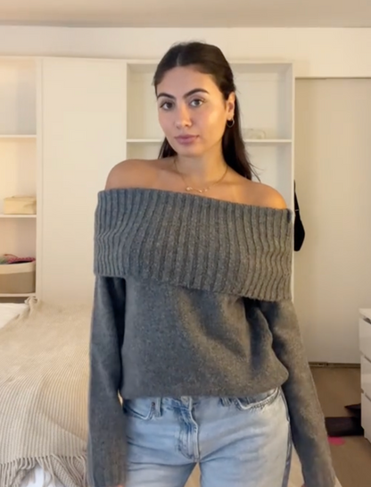 Becca™ | Off-shoulder Knit Sweater
