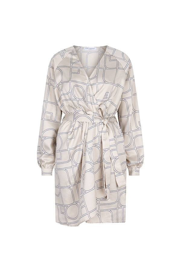 Twila ™ | Jurk Monogram print