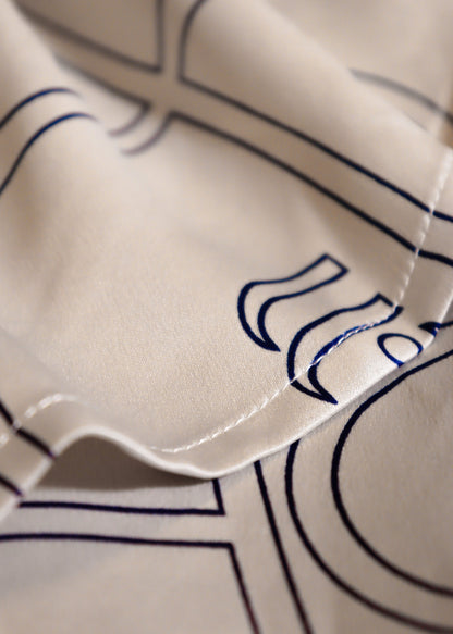 Twila ™ | Jurk Monogram print