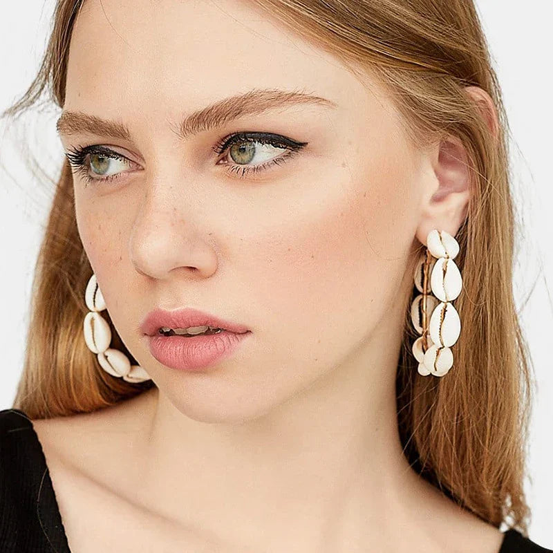 Leonie | Shell Hoops