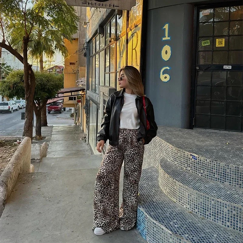 Regina | Leopard Pantalon