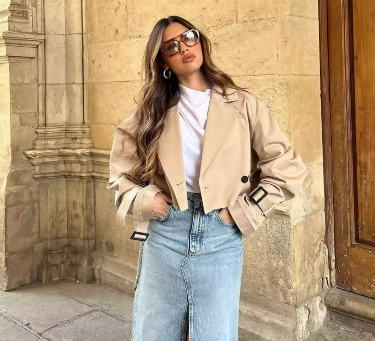 Shanti™ | Trenchcoat Short