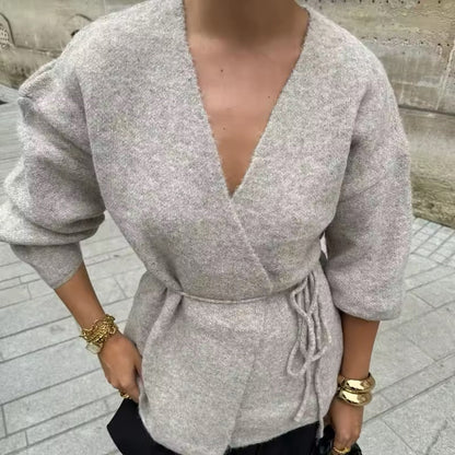 Adriël™ | Wrap Sweater