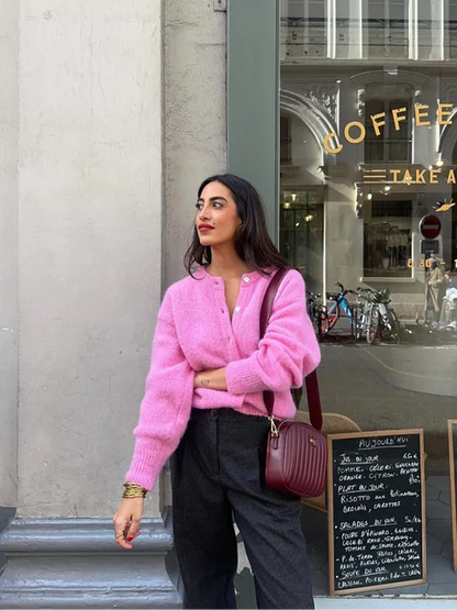 Penelope ™ | Pink Cardigan