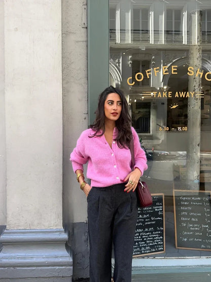 Penelope ™ | Pink Cardigan