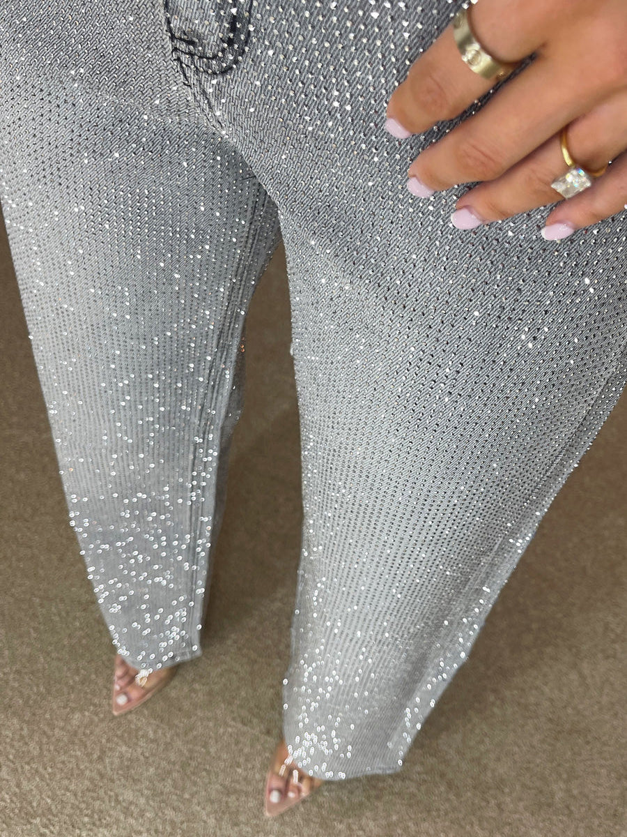 Noe™ | Sequin Jeans