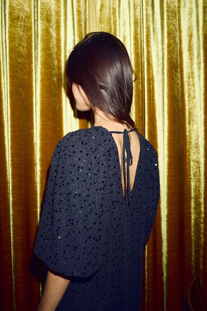 Tina™ | Black Sequin Party Dress