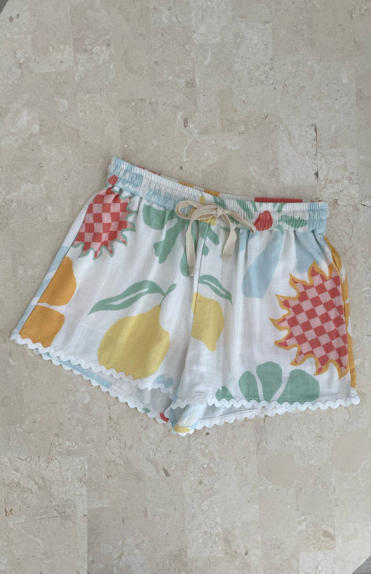 LAGUNA RIC RAC SHORTS - MAMA