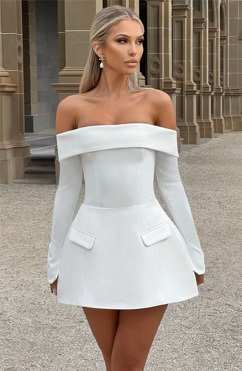 Carly™ | Mini Off-Shoulder Dress