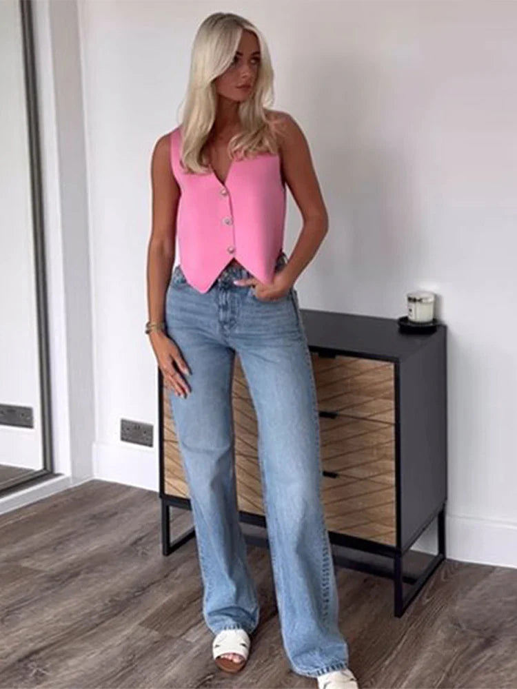 Valeria™ | Pink Gilet