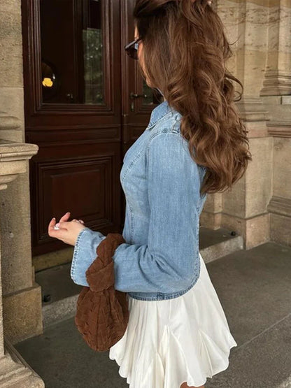 Eveline ™ | Denim Blouse