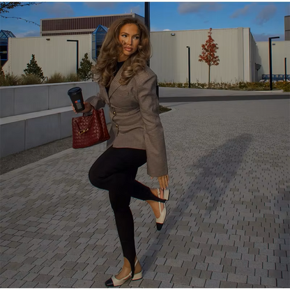 Danique™ |Plaid Blazer