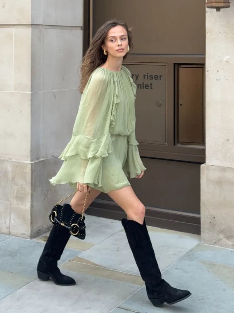 Angelina™ | Ruffle Dress