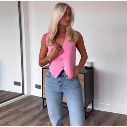 Valeria™ | Pink Gilet