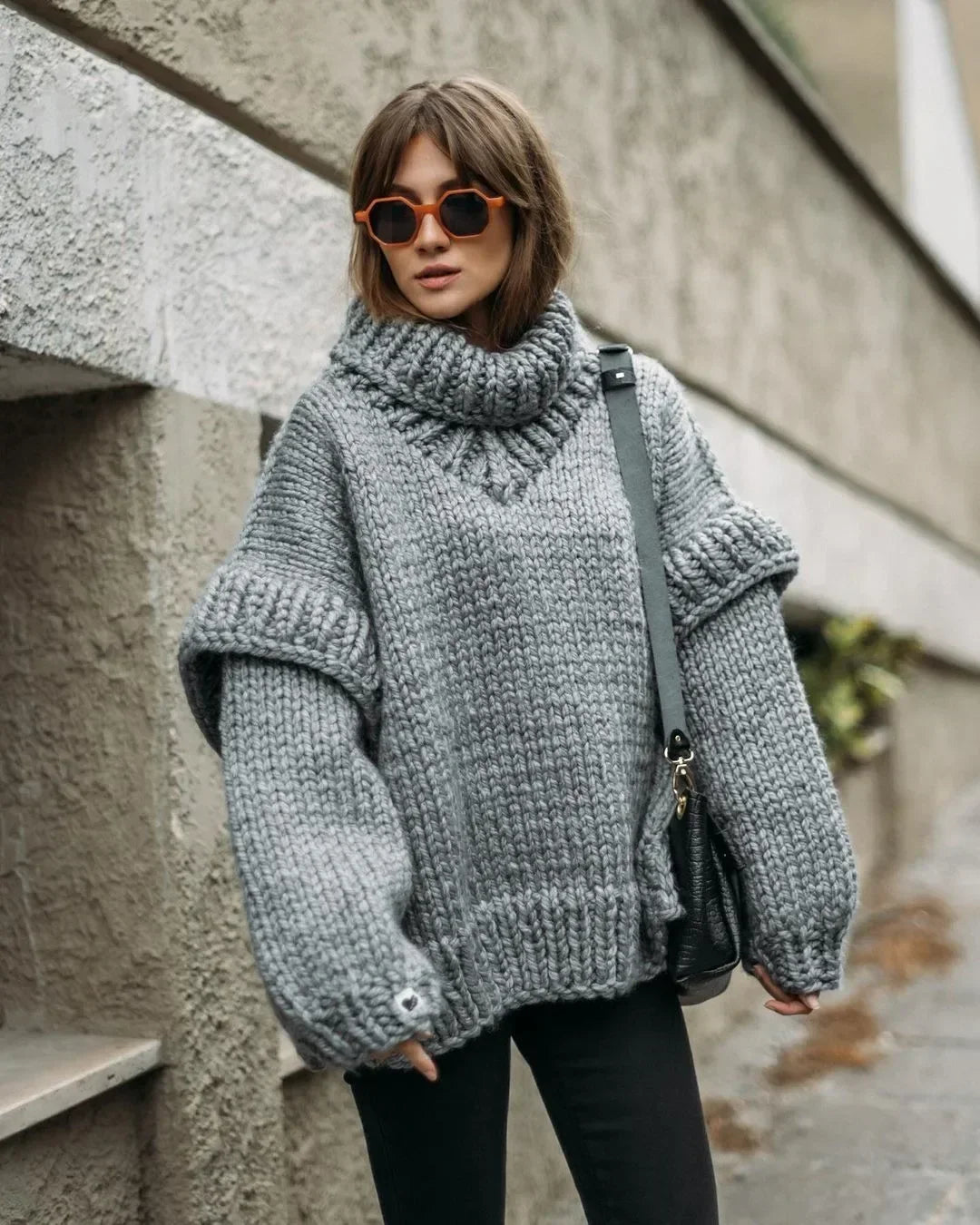Macie ™ |Oversized Knit Sweater