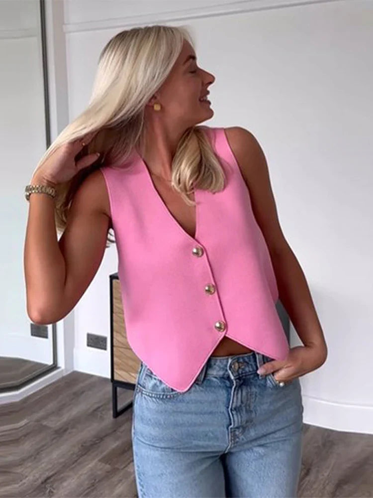 Valeria™ | Pink Gilet