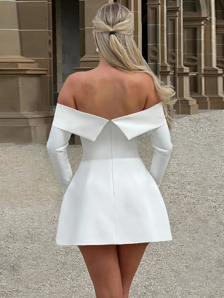 Carly™ | Mini Off-Shoulder Dress