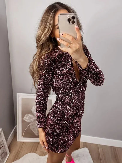 Julia | Mini Sequin Dress