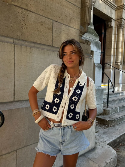 Mona | Crochet Blouse