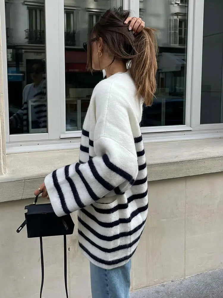 Lucia | Striped Cardigan