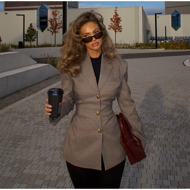 Danique™ |Plaid Blazer
