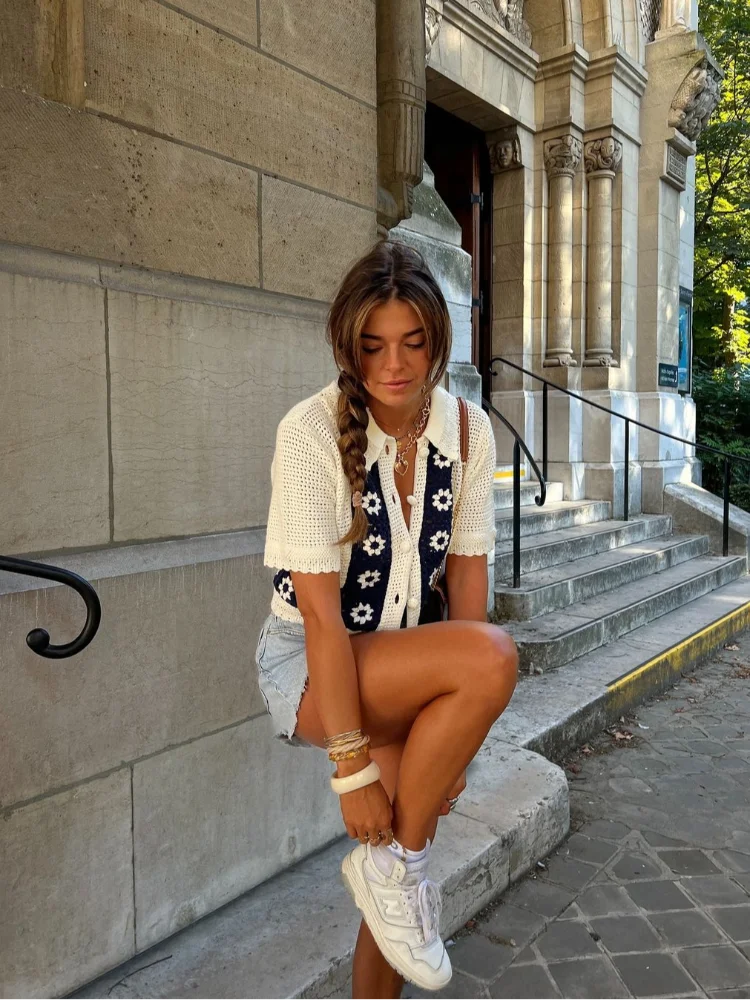 Mona | Crochet Blouse