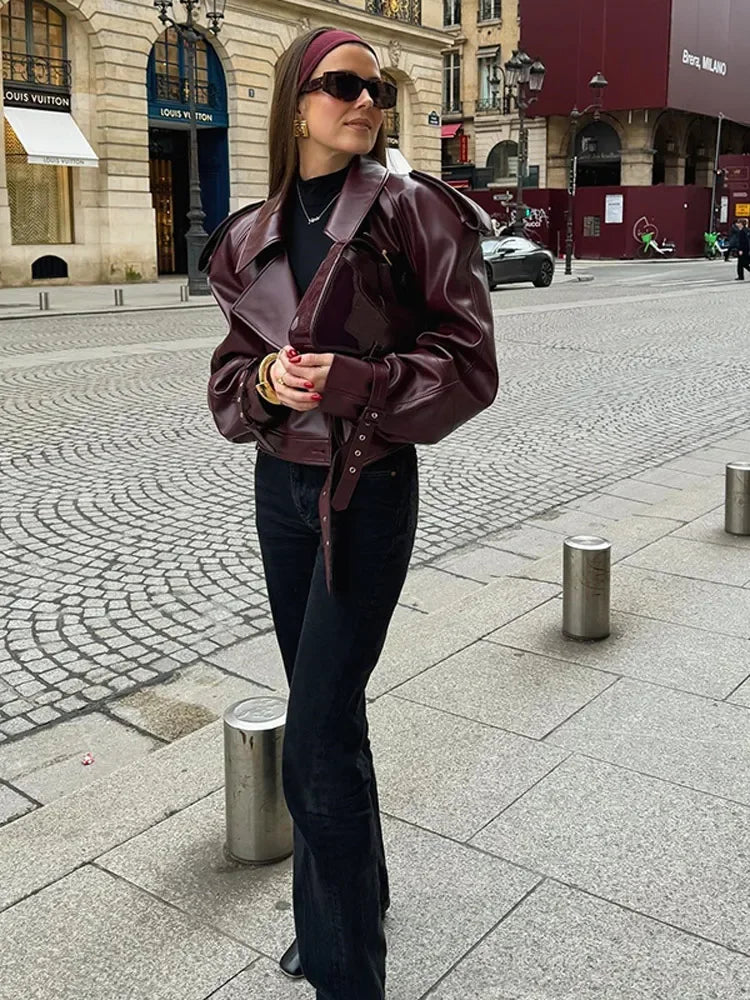 Natalie | Burgundy Jacket
