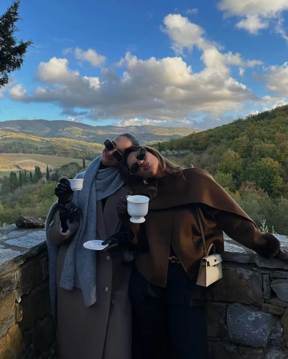 Maya | Coat with Scarf