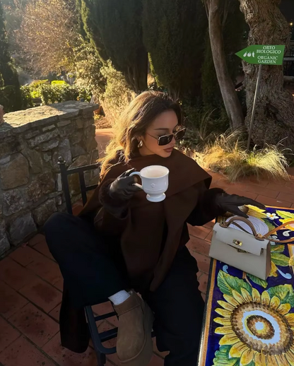 Maya | Coat with Scarf