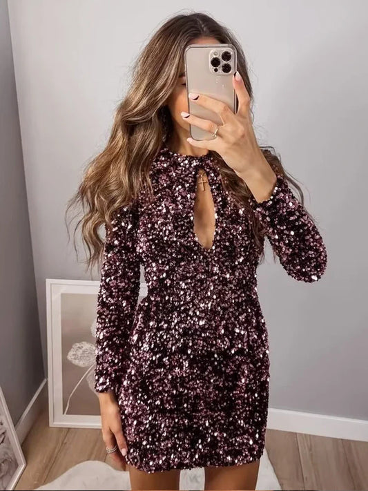 Julia | Mini Sequin Dress