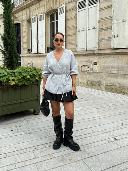 Adriël™ | Wrap Sweater