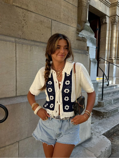 Mona | Crochet Blouse