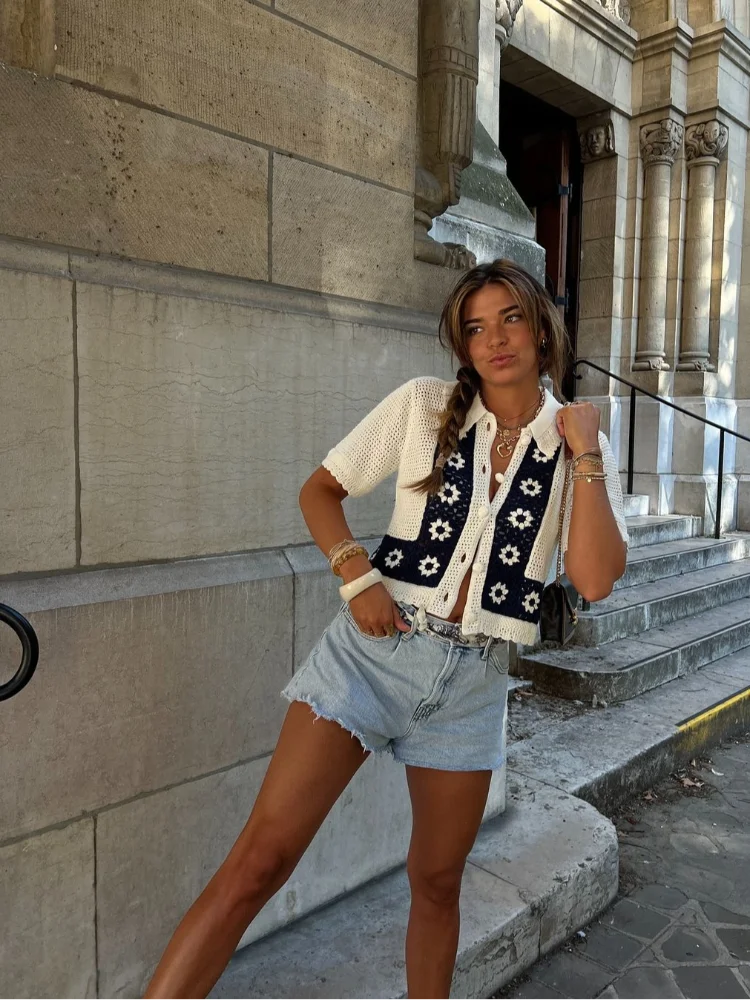 Mona | Crochet Blouse