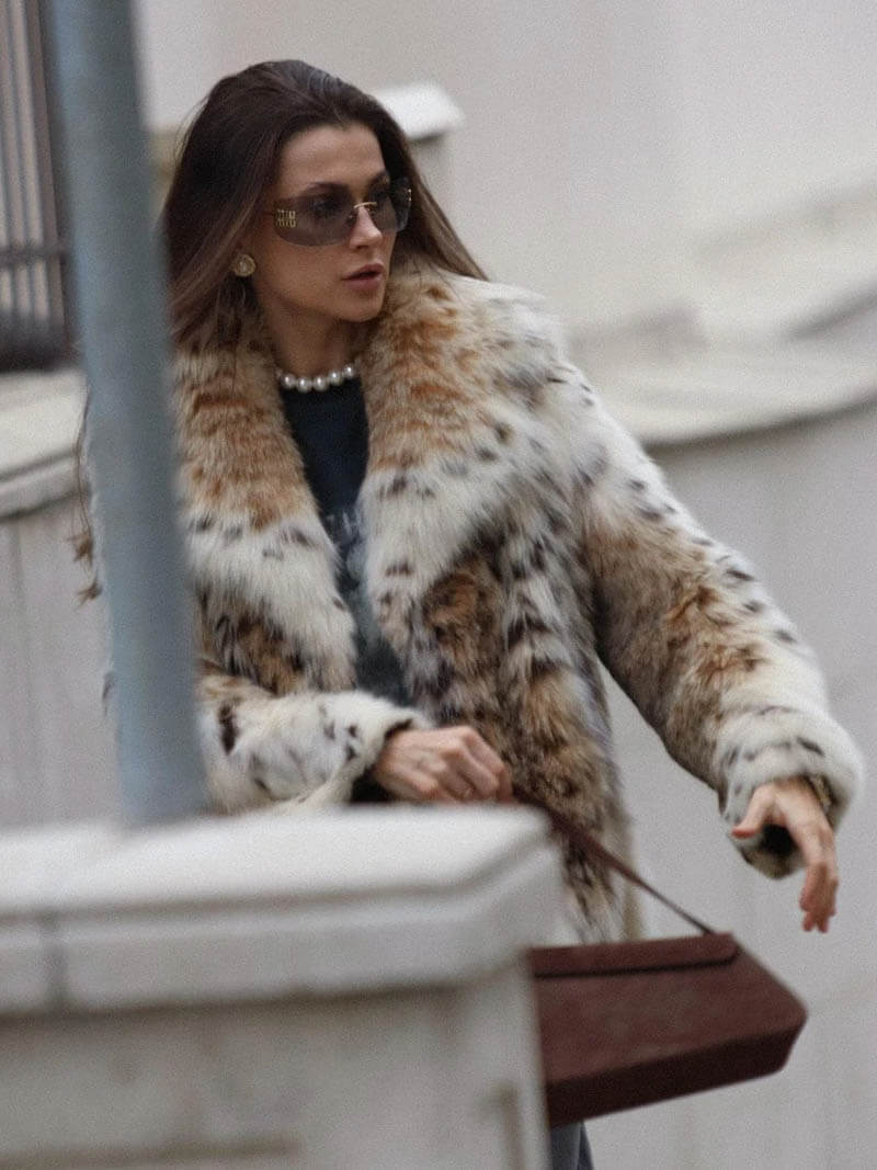 Resa™ | Faux Fur Leopard Jacket
