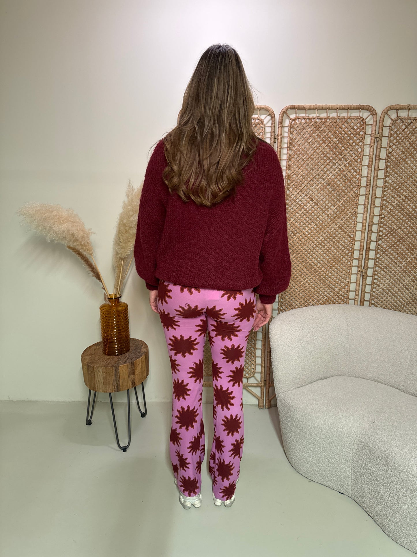 Soft Flare Legging Livia Sun Bordeaux
